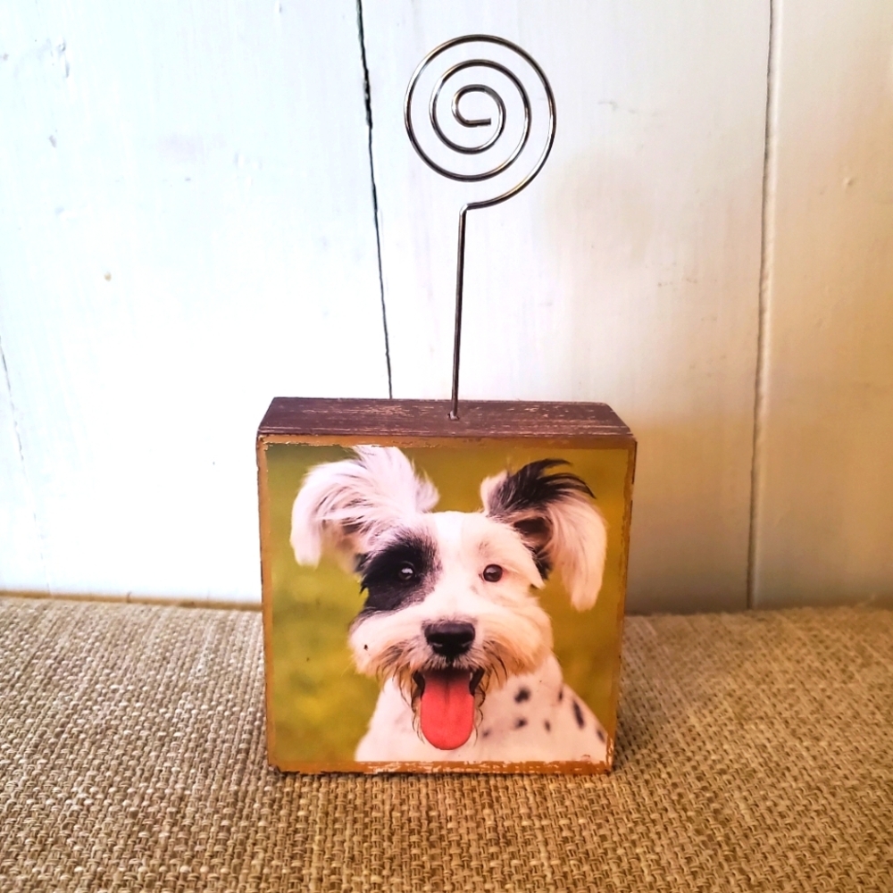 🌻5/25🌻 Dog Photo Holder with Spiral Clip
